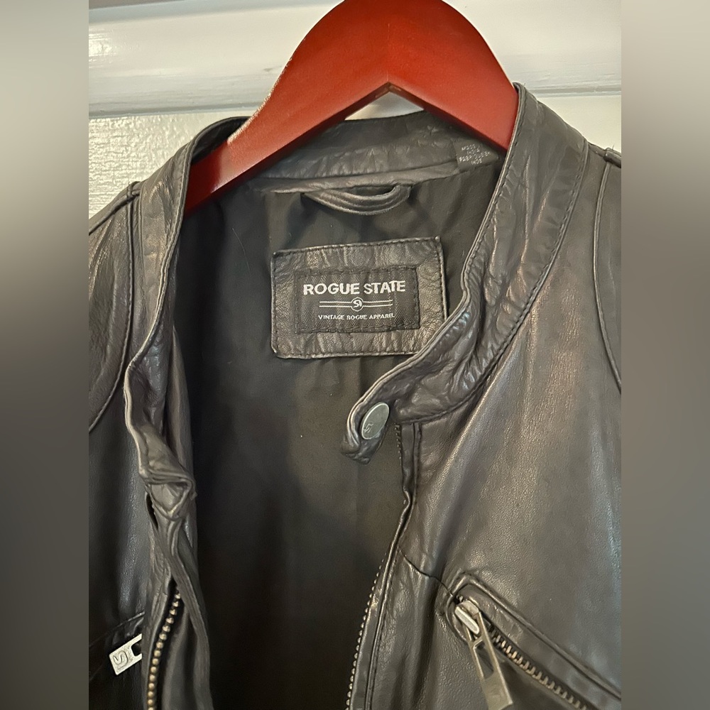 Rogue State Men’s Leather Jacket